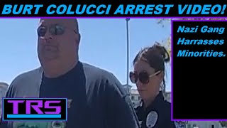 Burt Colucci Leader of the National Socialist Movement Arrested For Brandishing a Gun at Minorities [upl. by Anaeerb664]