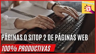 TOP 2 DE PÁGINAS WEB DE MUCHA UTILIDAD [upl. by Pallua]