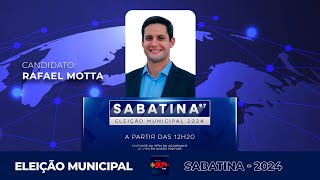 SABATINA 97  HOJE COM RAFAEL MOTTA  AVANTE CANDIDATO À PREFEITO DE NATAL [upl. by Ralyat728]