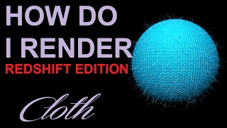 How Do I Render Cloth Redshift amp Maya [upl. by Nortyad]