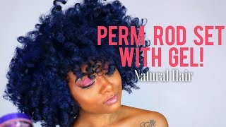 Defined Bouncy Curls  DETAILED Corkscrew Perm Rod Set on Natural Hair  The Mane Choice Cool Laid [upl. by Leamsi579]