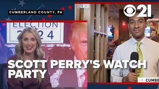 TJ Anthony reporting from Scott Perrys campaign watch party [upl. by Saraiya]