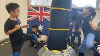 Saturday morning little warriors  karate kickboxing martialarts japan [upl. by Nevile]