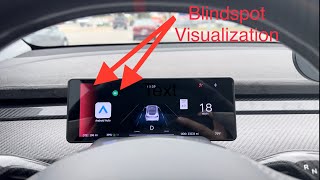 Tesla Model Y  3 F68 with Blindspot Detection Apple CarPlay Android Auto Blindspot Camera [upl. by Mcclish]