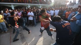 The traditional Xochimilcas fights take place in Mexico [upl. by Akemet]