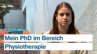 Mein PhD im Bereich Physiotherapie Andrea Aegerter [upl. by Zenda]