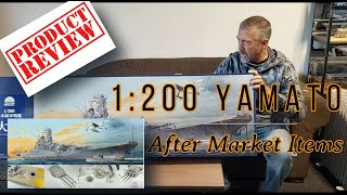 Monochrome 1200 Scale IJN Yamato Battleship Aftermarket Product Review Deck and Guns Barrels 大和 [upl. by Ainit619]