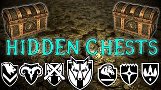 Skyrim Secret Hidden Chests Locations [upl. by Beatrix]