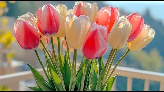 Peaceful classical music to reduce stress stop overthinking  Tulip Blooms 🌷 [upl. by Rexferd]