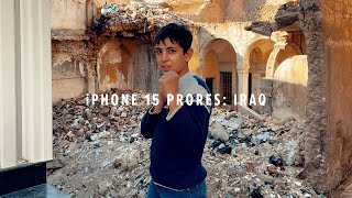 iPhone 15 Pro Cinematic 4k Iraq ProRes Log [upl. by Armmat]