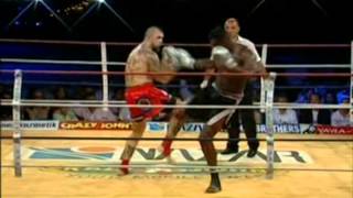 Patrice Quarteron vs Marcin Rozalski  KO Brutal Fracture du crane  A1 World Combat Cup [upl. by Channa]