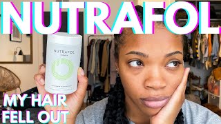 I stopped taking Nutrafol and my hair fell outPICTURES INCLUDED Nutrafol hairgrowth alopecia [upl. by Sivartal]