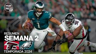 Atlanta Falcons vs Philadelphia Eagles  Semana 2  NFL 2024  Highlights Resumen en español [upl. by Older]