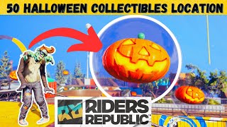 ALL 50 Halloween Collectables Location  Riders Republic [upl. by Ayekel]