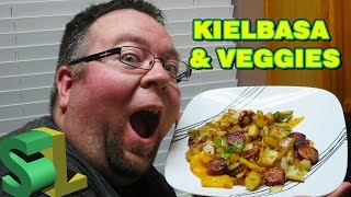 KIELBASA AND VEGGIES QUICK amp HEALTHY [upl. by Edric]