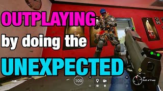 OUTPLAYING by doing the UNEXPECTED  Rainbow Six Siege [upl. by Mailliwnhoj]