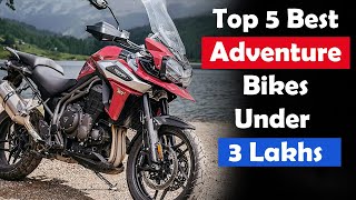 Top 5 Best Adventure Bikes Under 3 Lakhs in India 2024  ADV bikes in India 2024 [upl. by Corliss]