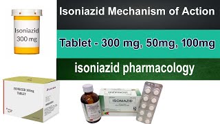 isoniazid mechanism of action isoniazid tablets ip 300 mg 50mg 100mg isoniazid pharmacology [upl. by Esnofla]