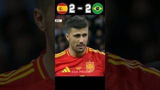 Spain 🇪🇸 vs 🇧🇷 Brazil  new era of football  Highlights [upl. by Atsilac3]