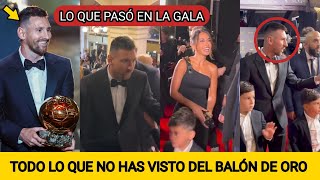 MESSI GANA SU OCTAVO BALÓN DE ORO  TODO LO QUE NO HAS VISTO DE LA GALA [upl. by Anigal]