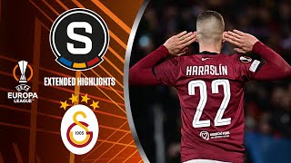 Sparta Praha vs Galatasaray Extended Highlights  UEL Playoffs 2nd Leg  CBS Sports Golazo [upl. by Sorac]