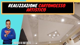 COME REALIZZARE UNA DECORAZIONE IN CARTONGESSO [upl. by Solorac526]