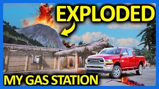 Gas Station EXPLODED in Gas Station Simulator Tidal Wave [upl. by Uliram]