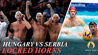 Water Polo Hungary Edge Past Rivals Serbia  Paris Olympics 2024 [upl. by Mellette]