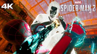 SpiderMan 2  MR NEGATIVE BOSS FIGHT MARTIN LI 4K Ultra HD [upl. by Ahsa]