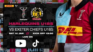 🎥 Live Rugby  Harlequins U18s v Exeter Chiefs U18s [upl. by Nnarual39]