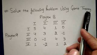 Game Theory Practice Session Part 1 in Hindi of Operations Research by JOLLY Coaching [upl. by Chaunce]