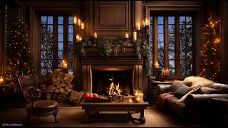 🔥Enchanted Winter Fireside Ambiance Cozy Atmosphere by the Fire [upl. by Ecaj]