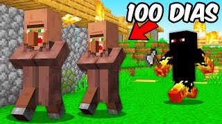 100 Dias Trollando os Villagers do Minecraft [upl. by Nyrok]