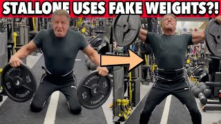 Has Sylvester Stallone Just Been Caught Using FAKE WEIGHTS [upl. by Cantu434]