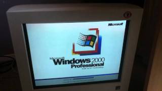 Windows 2000 startup [upl. by Jonell]