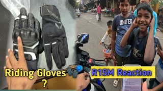 gloves for bike riding  r15m reaction  r15m review [upl. by Ila]