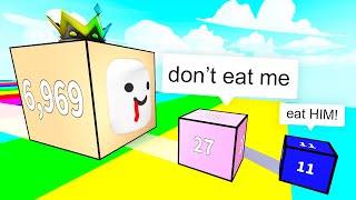 Roblox Block Eating Simulator BUT Eat Players To Get 1 SIZE [upl. by Noxid]