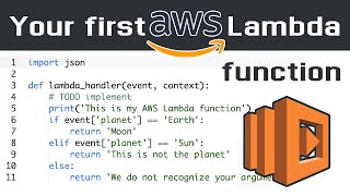 Your first AWS Lambda function ever  Very simple example [upl. by Acina]