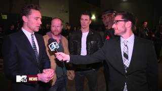 MTV Movie Awards 2013 Tom Hiddleston Backstage interview Best Villain [upl. by Yerffej]