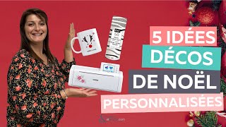 5 idées décos de Noël personnalisées [upl. by Ademordna]