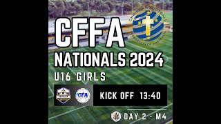 CFFA NATIONALS 2024  DAY 2  U16 GIRLS  CF UNITED SOUTH V CFA SYDNEY Womens Football Live [upl. by Yemrej970]