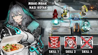 Arknights Hoolheyak 1st and 2nd Skill Experience [upl. by Annawoj]