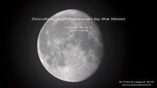 Occultation of Aldebaran by the Moon [upl. by Cathe]