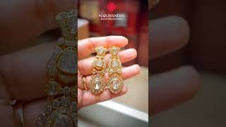 Antique Diamond Earrings  Best jewellery shop in varanasi [upl. by Fitzhugh789]