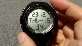 Skmei 1122 LED Sport Men Wrist Watch  CZARNY [upl. by Selyn25]