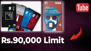 IDFC first bank credit card 90000 limit [upl. by Olson]