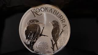 Perth Mint Kookaburra 2023 1oz Silver Bullion Coin perthmint silver silvercoin [upl. by Hafinah809]