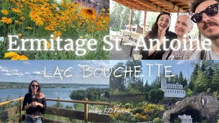 Visite de lErmitage SaintAntoine du Lac Bouchette en LSQ vlog [upl. by Llekcm]