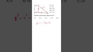 Üçgenler Soru Örneği 27 yks tyt ayt shorts geometri matematik üçgenler kpss [upl. by Krantz920]