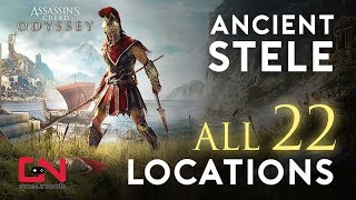 Assassins Creed Odyssey  All Ancient Stele Locations and Solutions [upl. by Ragg]